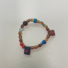 Load image into Gallery viewer, Fabric Gem and Beaded Bracelets