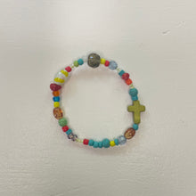 Load image into Gallery viewer, Fabric Gem and Beaded Bracelets