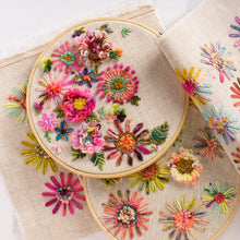 Load image into Gallery viewer, Boho Floral Stitch Kit