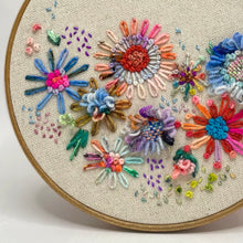 Load image into Gallery viewer, Boho Floral Stitch @Treehouse Textiles Mornington Vic
