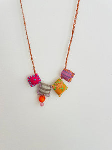 Fabric Gems Necklace in Sydney
