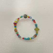 Load image into Gallery viewer, Fabric Gem and Beaded Bracelets
