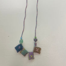 Load image into Gallery viewer, Fabric Gem Necklaces
