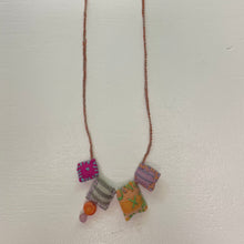 Load image into Gallery viewer, Fabric Gem Necklaces
